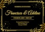 create luxury printable invitation cards for any event in 24 hrs